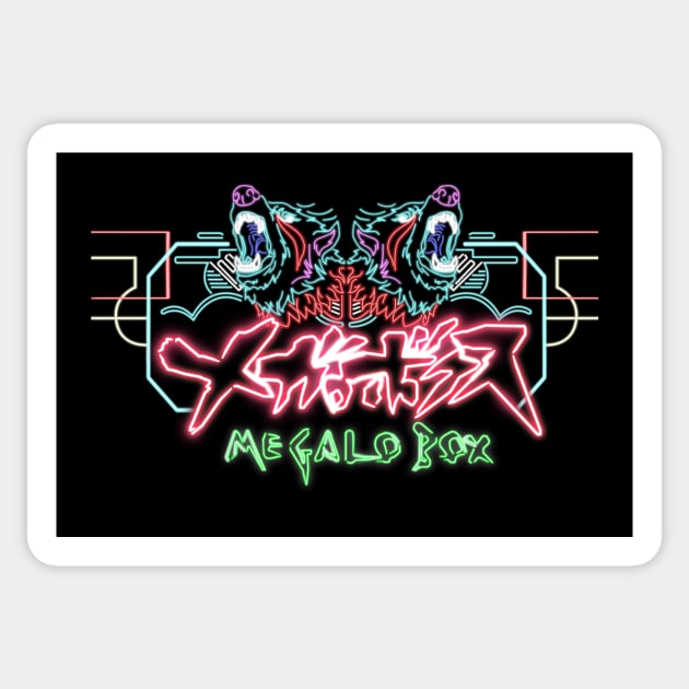 Megalo Box Sticker by The Metafox Crew Shop